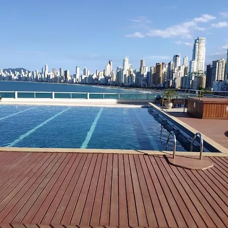 Loft Com Garagem E Piscina Predio Frente Mar Apartment Balneario Camboriu Exterior photo